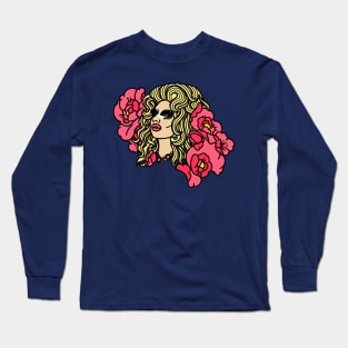 Trixie Mattel Retro Flower Vintage Tattoo Long Sleeve T-Shirt